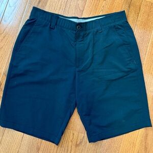 Under Armour Men's Black Flat Front Shorts